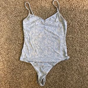 Light blue body-suit shirt